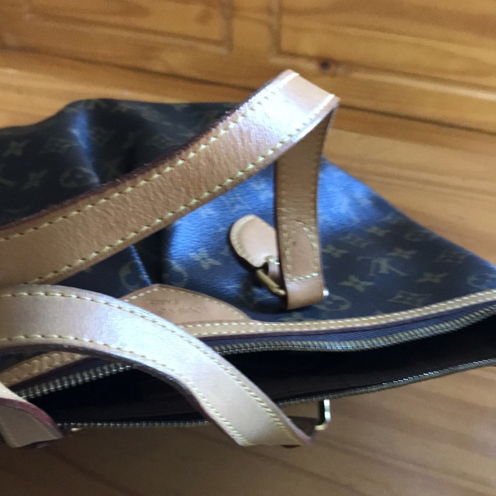 🌟 3 WAY 🌟 zipper Louis Vuitton Palermo pm crossbody French - Picture 13 of 16